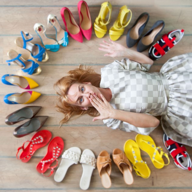 Hány pár cipője van egy átlagos nőnek?